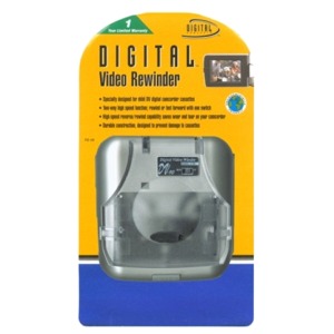 Vidpro Video Rewinder& Fast Forward for Mini Digital Camcorder Cassettes