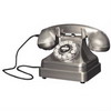 Crosley CR62-BC Kettle Classic Desk Phone (Brushed Chrome)